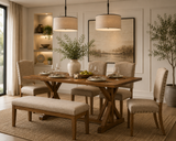 Comedor Gravity Rectangular | Mesa con Banca y 4 Sillas | Remates MX