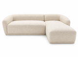 Sala Esquinera Oslo Bouclé Crema | Estilo Japandi Premium 250 cm
