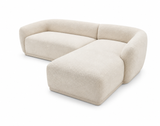 Sala Esquinera Oslo Bouclé Crema | Estilo Japandi Premium 250 cm