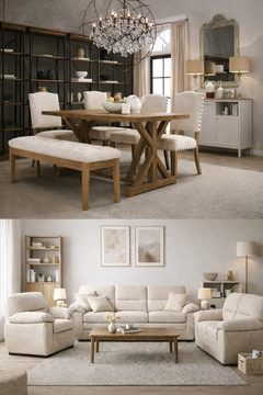 COMBO  AMERICAN SALA + COMEDOR