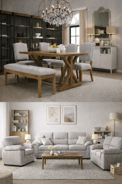 COMBO  AMERICAN SALA + COMEDOR