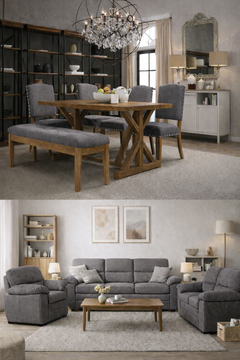 COMBO  AMERICAN SALA + COMEDOR