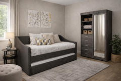 Cama Diamond sofá-cama con nido (Daybed)