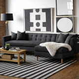 Sala ROMA con Chaise | Diseño Vintage | Remates MX