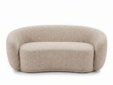 Sofá Oslo Bouclé Crema 2 Plazas | Diseño Japandi y Nórdico