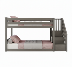 Litera MAX Twin de Madera Sólida - Ahorro de Espacio y Seguridad | Remates MX