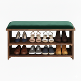 Banco Zapatero Tulum – Organizador de Calzado con Asiento Acojinado