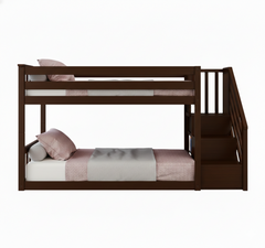 Litera MAX Twin de Madera Sólida - Ahorro de Espacio y Seguridad | Remates MX