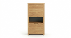 Librero Organizador Mérida de Madera con Puertas y Nicho