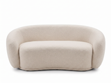 Sofá Oslo Bouclé Crema 2 Plazas | Diseño Japandi y Nórdico