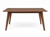 Comedor Vienna 4 Personas – Madera Tono Nogal y Sillones con Brazos