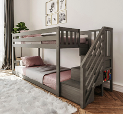 Litera MAX Twin de Madera Sólida - Ahorro de Espacio y Seguridad | Remates MX