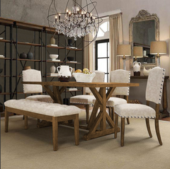 Comedor Gravity Rectangular | Mesa con Banca y 4 Sillas | Remates MX